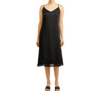 Love Sadie Slip Dress Womens Small Black Sleeveless Pullover